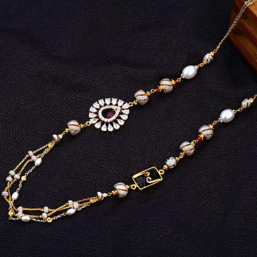 916 Gold Hallmark Antique Ladies Chainmala AC258