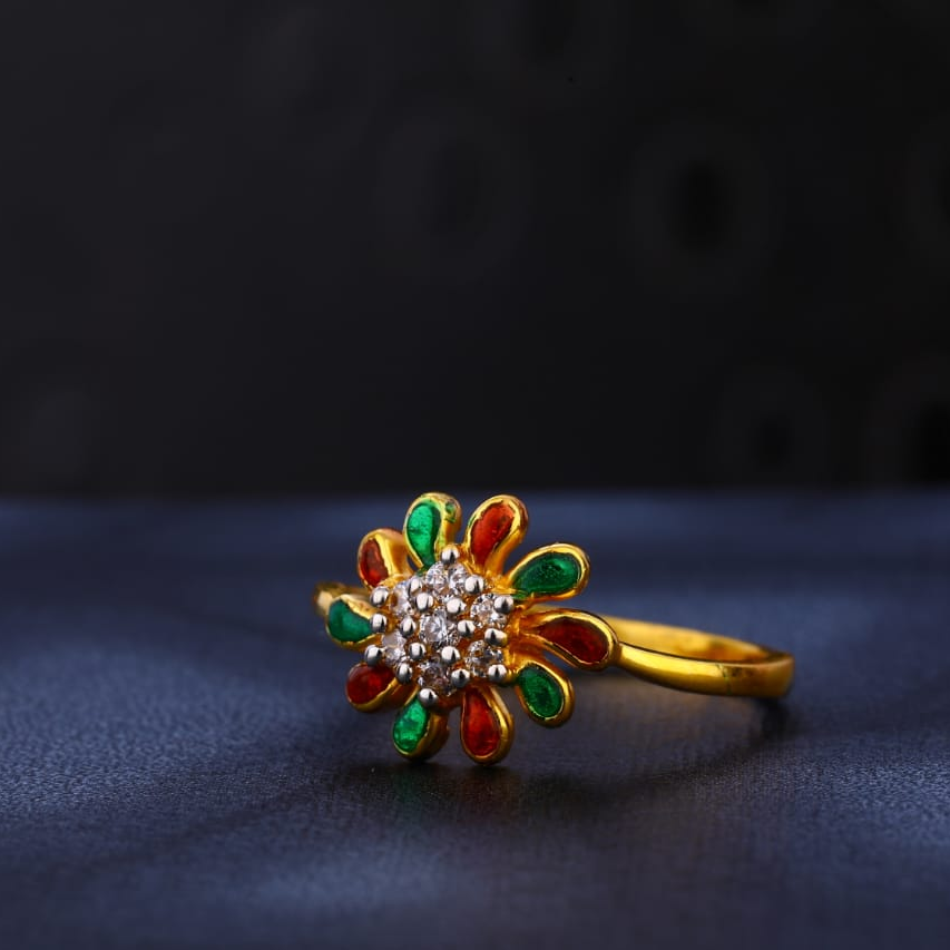 916 Gold Hallmark Classic Ladies Ring LR1000