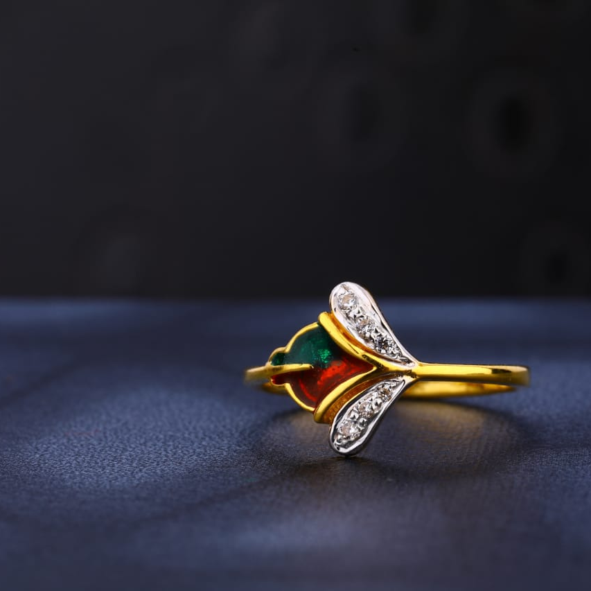 916 Gold Ladies Fancy Ring LR1003
