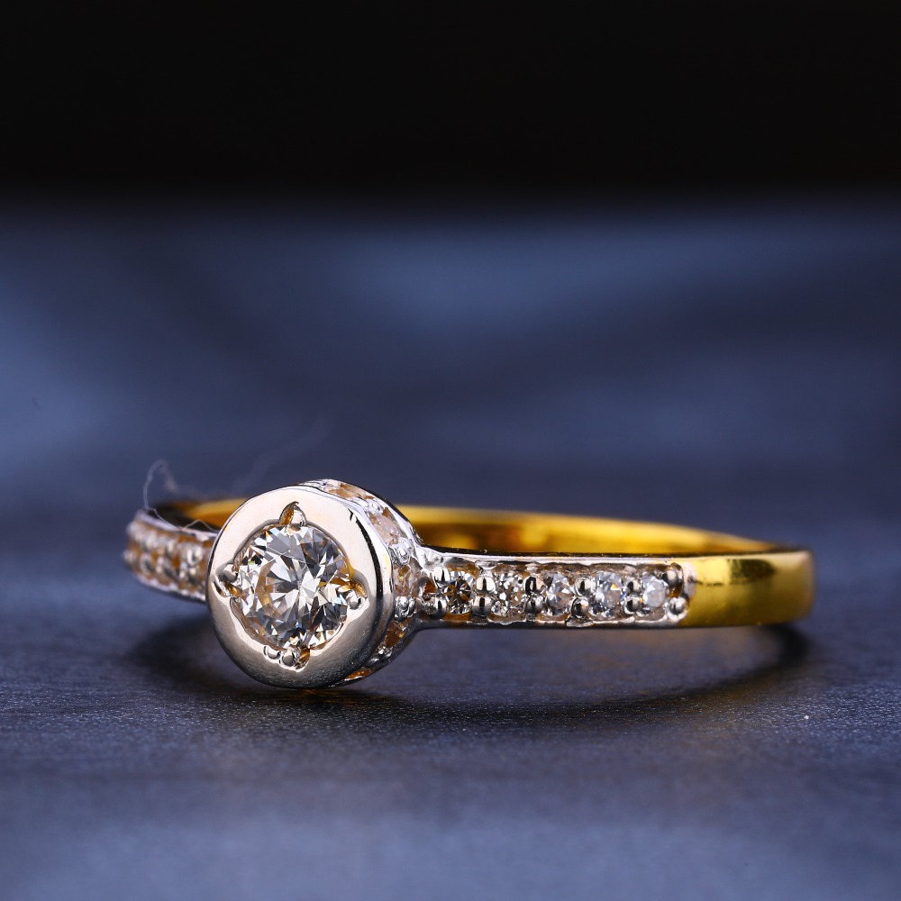 916 Gold CZ exclusive Ladies Ring LR298