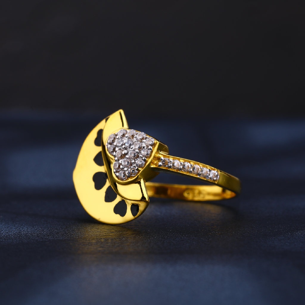 22CT Gold Women's Fancy Hallmark Ring LR819