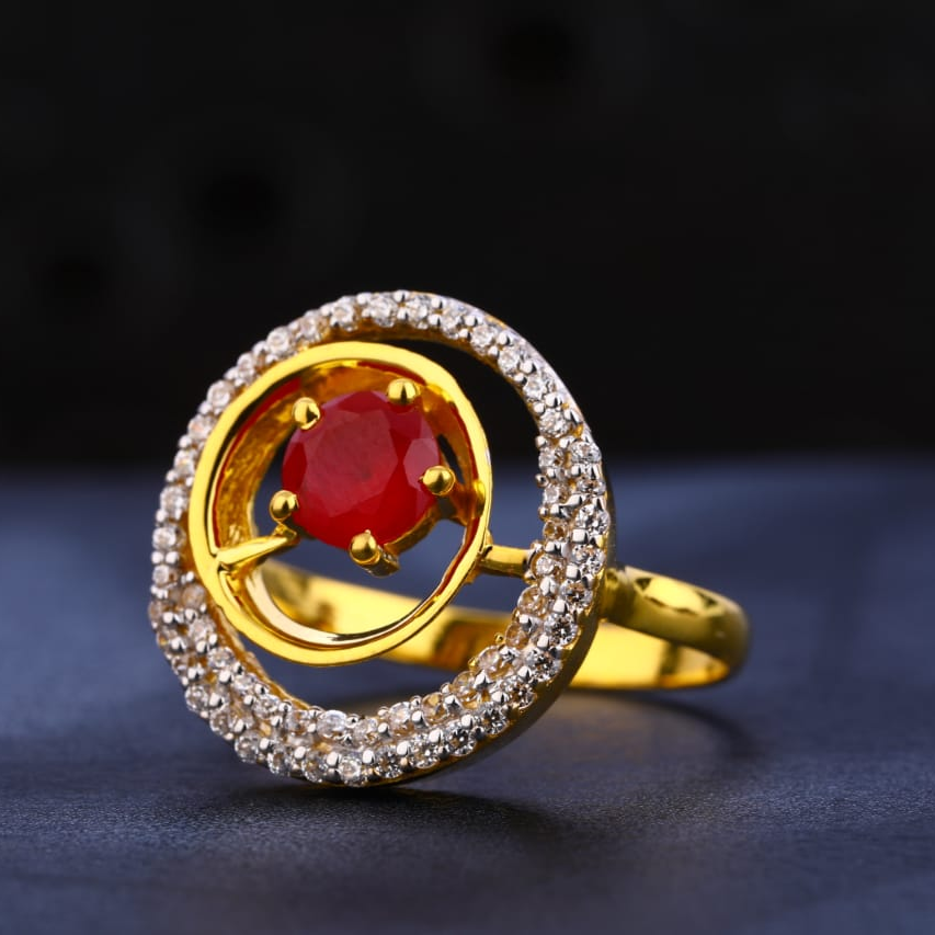 22KT Gold Ladies Gorgeous Ring LR356