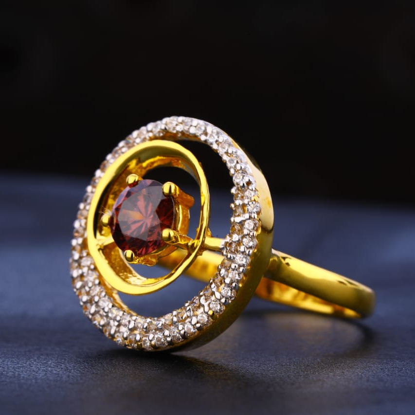 22KT Gold Ladies Classic Ring LR351