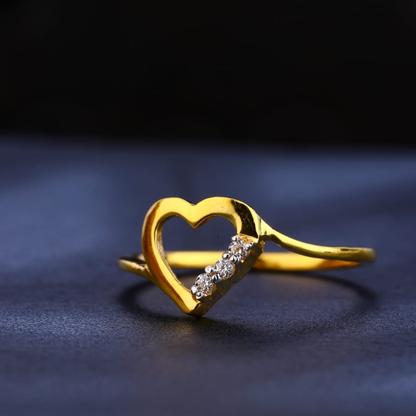 916 Gold CZ Hallmark Fancy Ladies Ring LR345