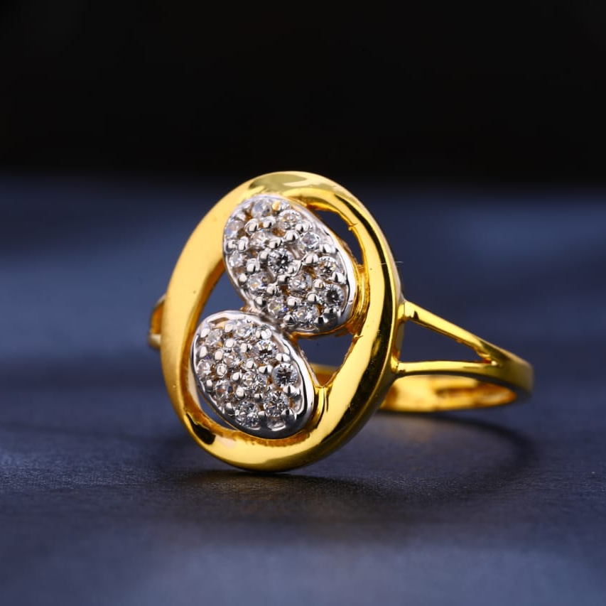 916 Gold Ladies Exclusive Ring LR313
