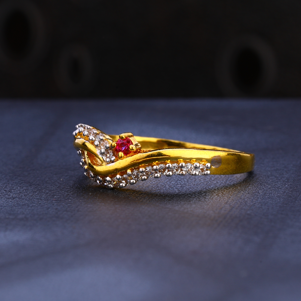 22CT CZ Gold women's Ring LR1561