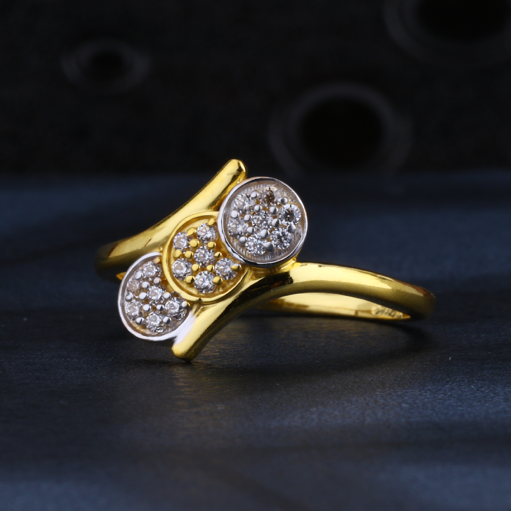 22CT CZ Gold Gorgeous Ladies Ring LR1520