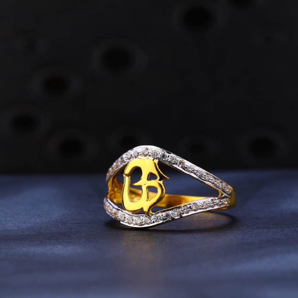 916 Gold CZ Ladies Ring LR1136