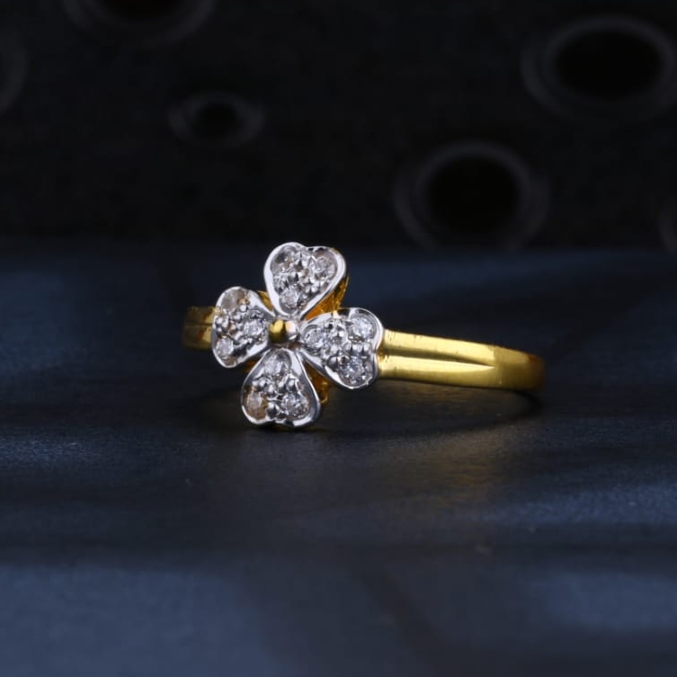 22KT Gold CZ Ladies Gorgeous Ring LR1366