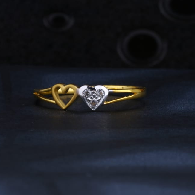 916 Gold CZ Ladies Delicate Ring LR1385