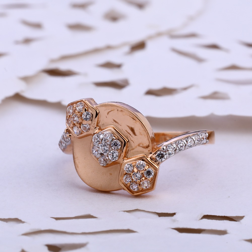 18KT Ladies Rose Gold Exclusive Hallmark Ring RLR863