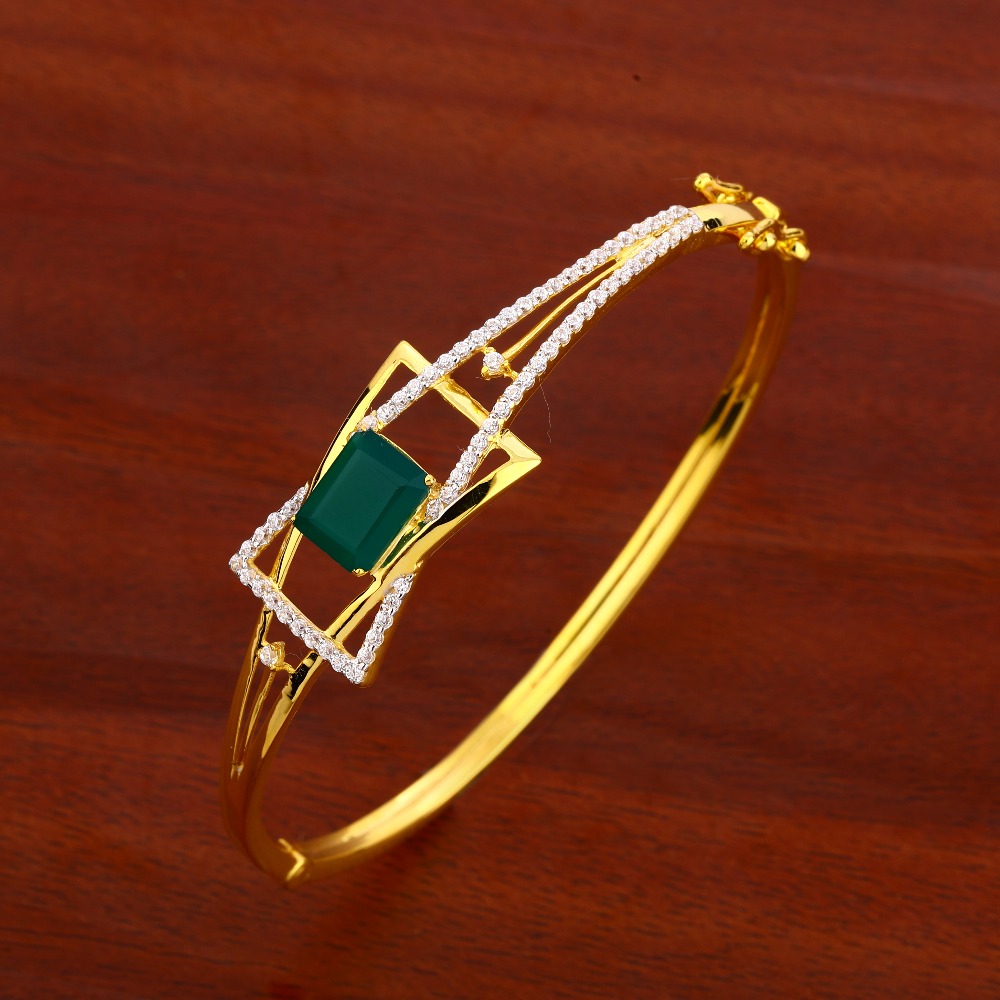 18kt ladies gold exclusive kada bracelet lkb148