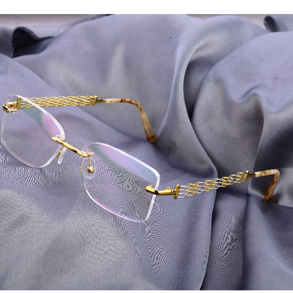 18kt  Gold  fancy hallmark mens spectacle s58