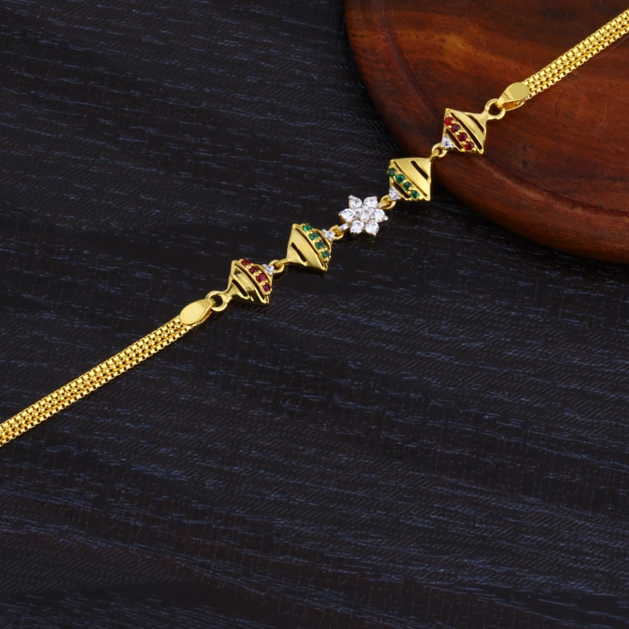 22KT Gold Ladies Fancy Bracelet LB442