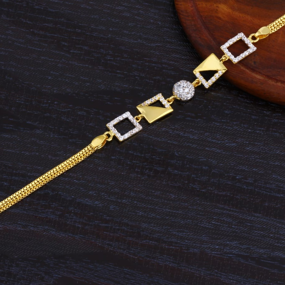 22KT Gold Ladies Delicate Bracelet LB443