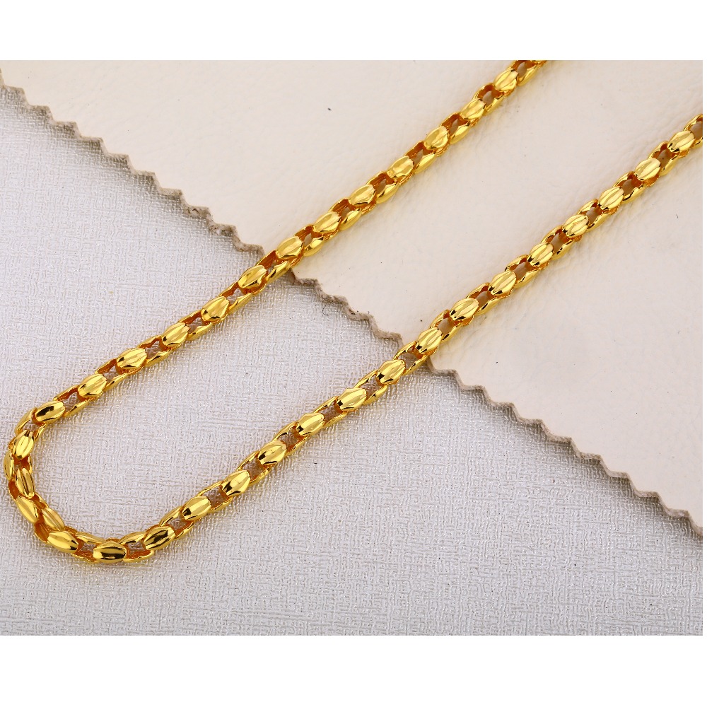 22CT Gold Hallmark stylish Men's Choco Chain MCH319