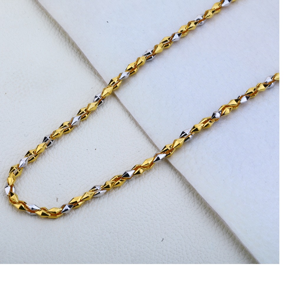 22CT Gold Hallmark Classic Men's Choco Chain MCH201