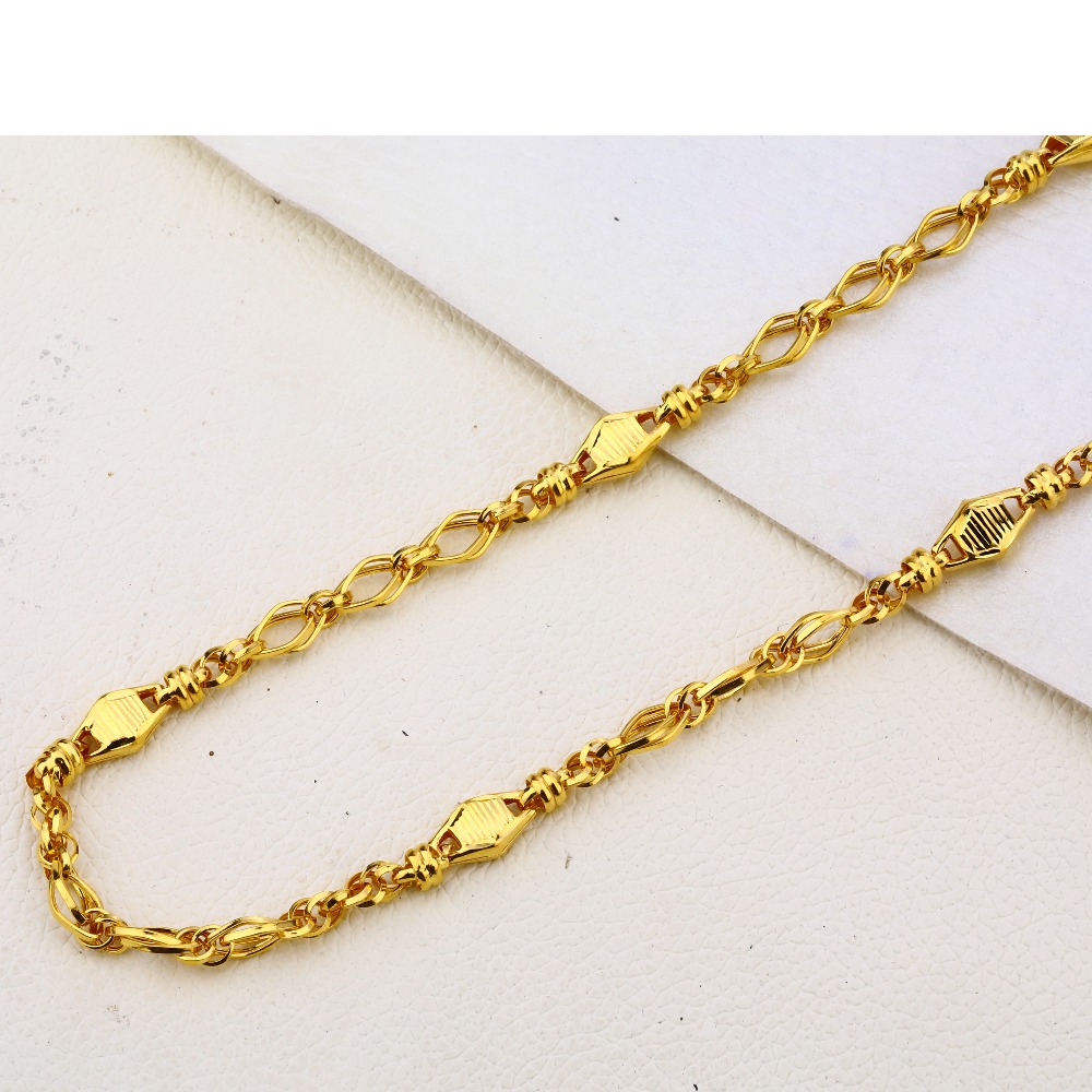 22CT Gold Mens  Choco Chain MCH269