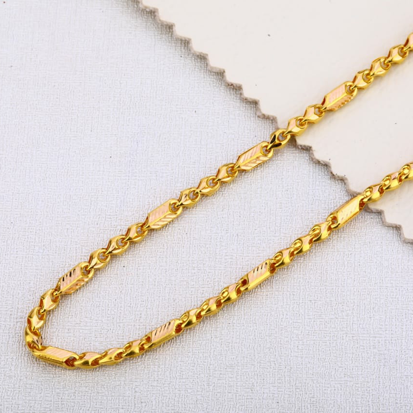 916 Gold Mens Classic Choco chain MCH463