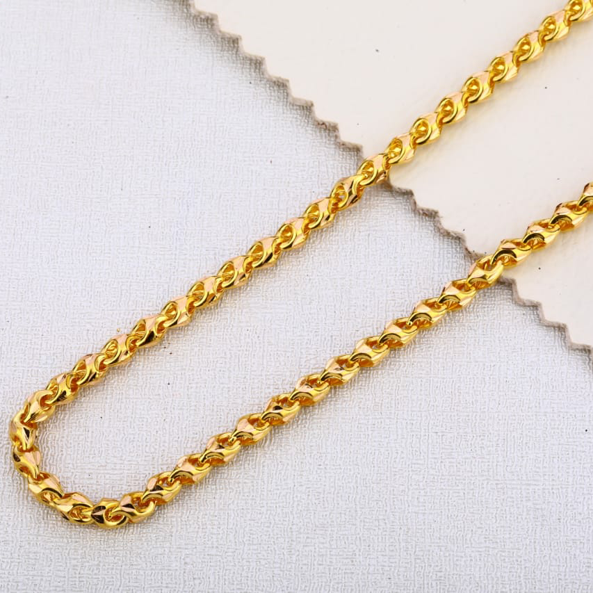 916 gold mens choco chain mch461