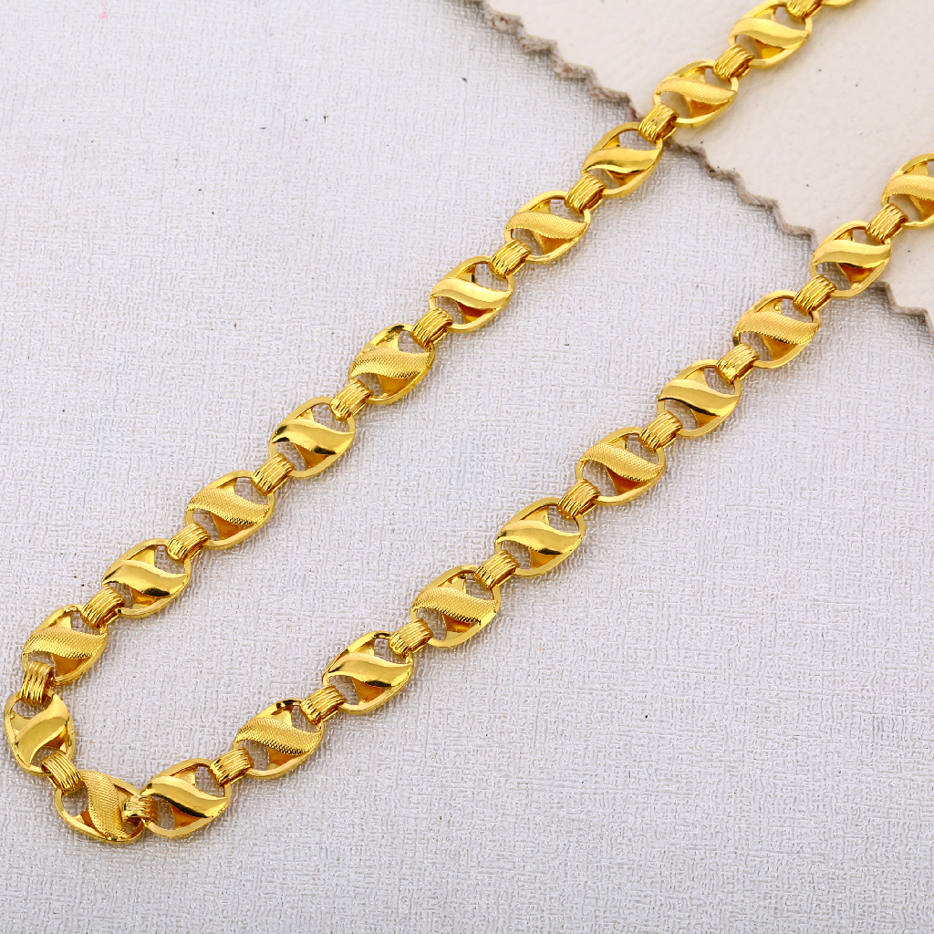 916 Gold mens Gorgeous Plain choco chain MCH588