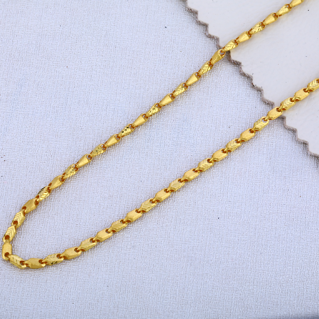 22CT Gold mens Classic Hallmark choco chain MCH494