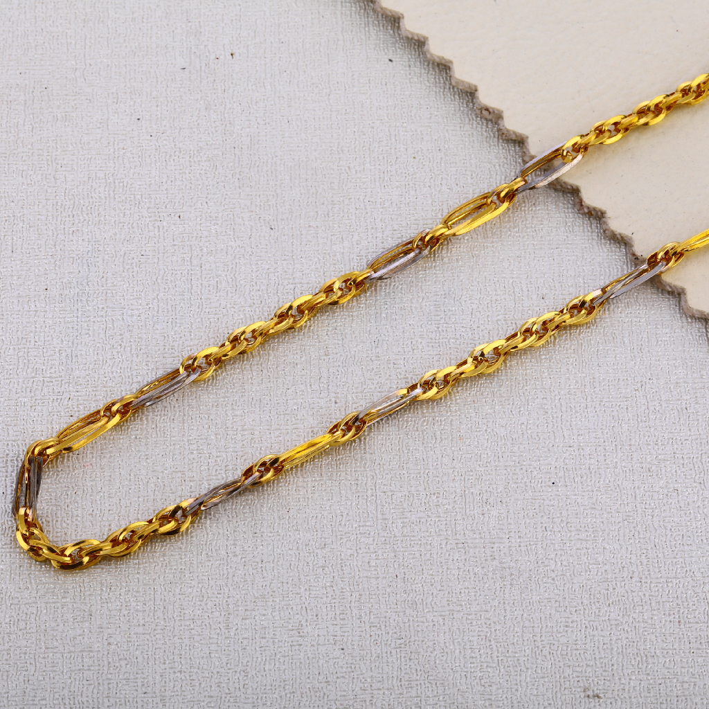 22KT Gold Mens Hallmark Choco Chain MCH614