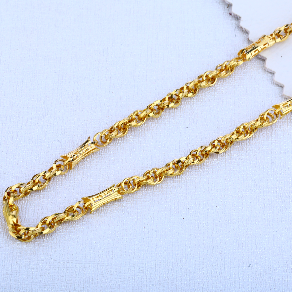 22KT Mens Plain Choco Chain MCH102