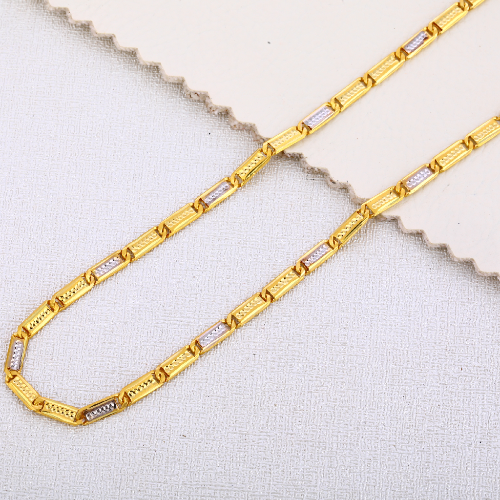 22CT Mens Hallmark Designer Choco Chain MCH345
