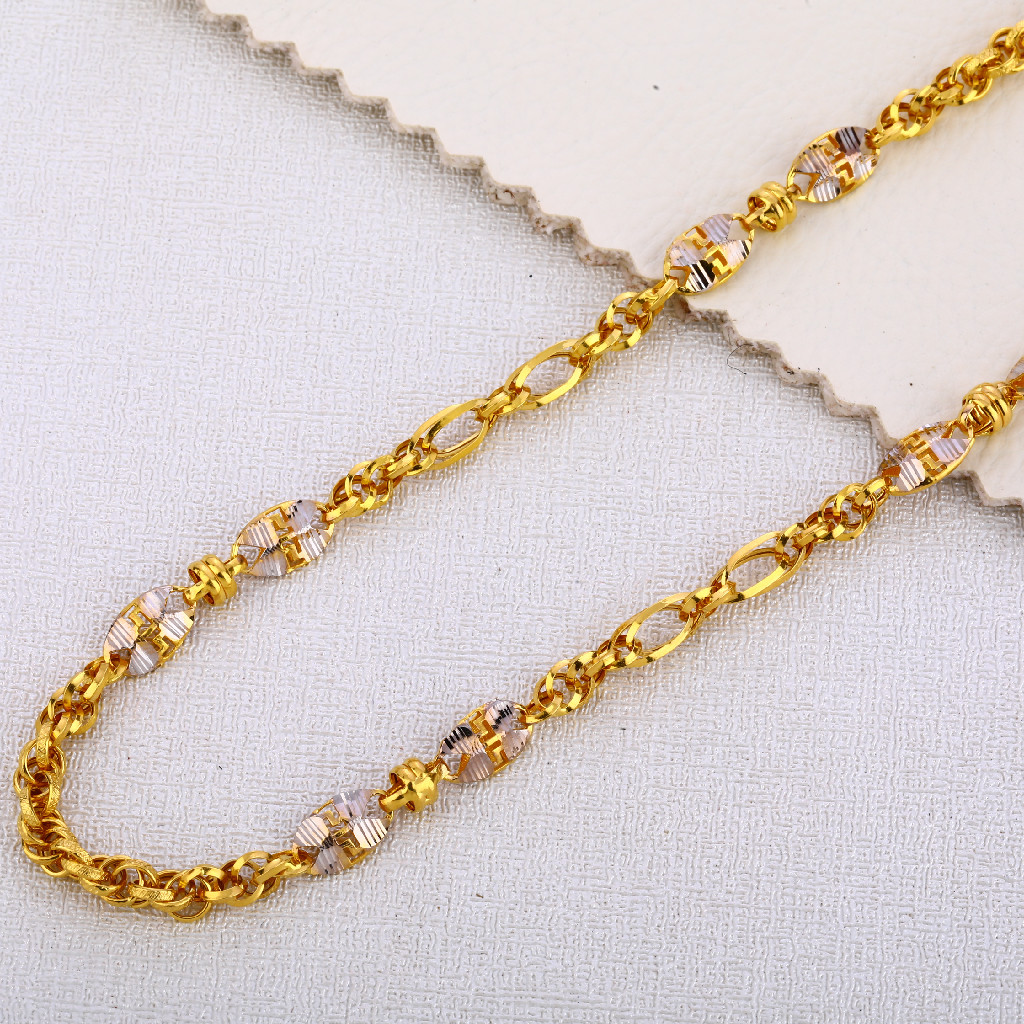 22CT Mens Hallmark Classic Choco Chain MCH346