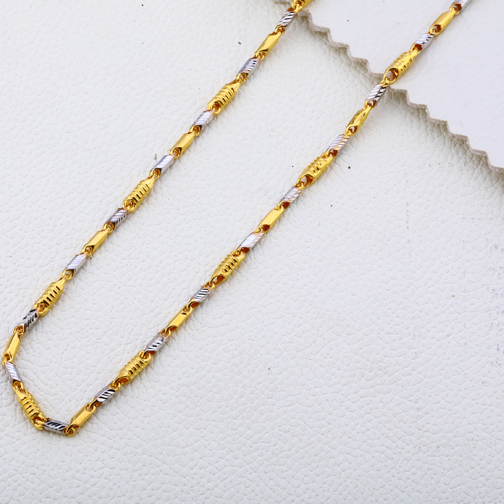 916 Gold Mens Hallmark Fancy Choco Chain MCH253
