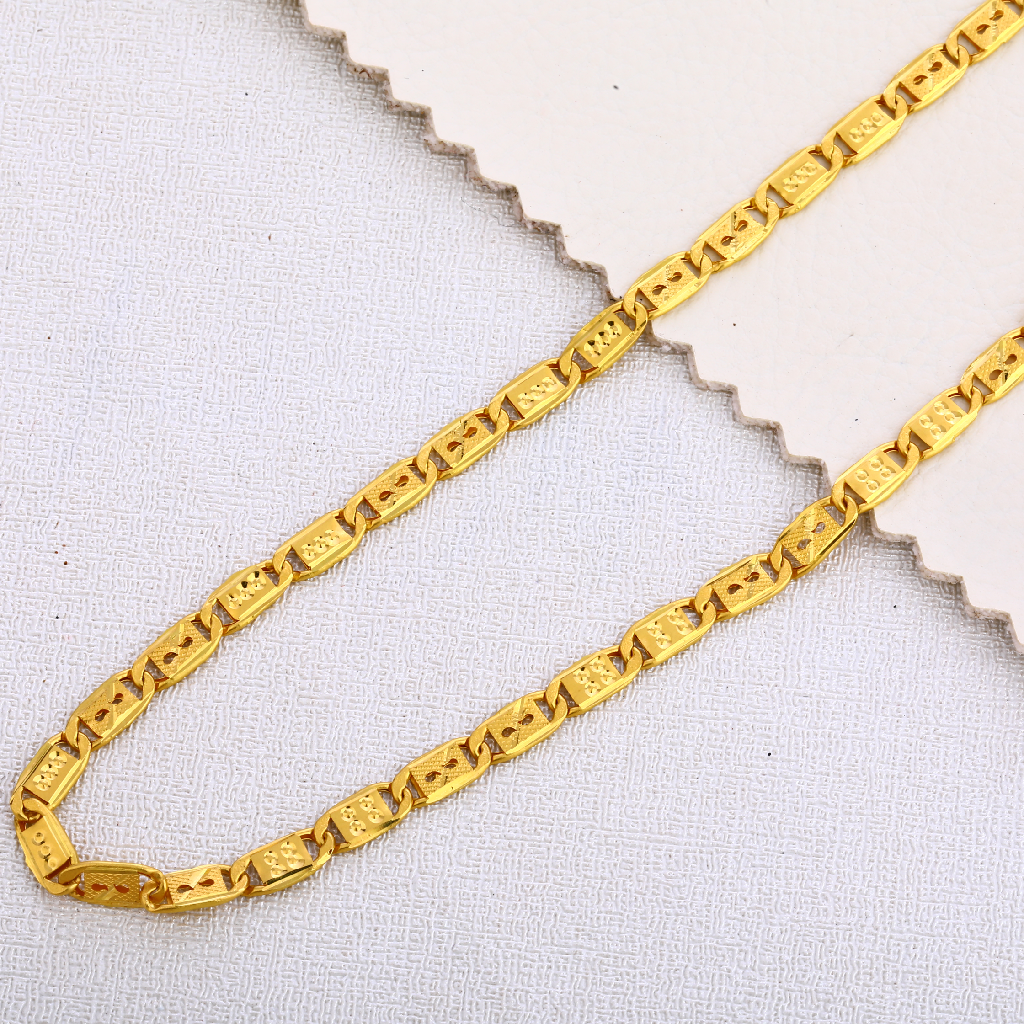 22CT Gold Mens hallmark Choco Chain MCH354