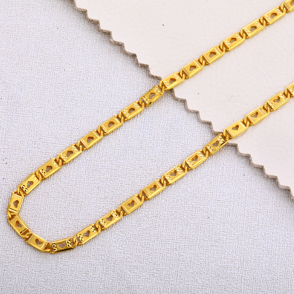 22KT Gold Mens Exclusive Choco Chain MCH358