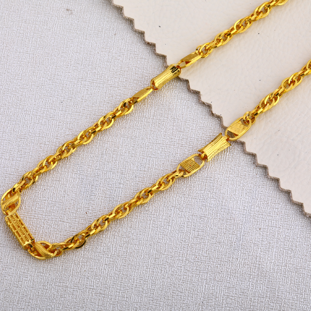 916 Gold Mens Designer Choco Chain MCH405