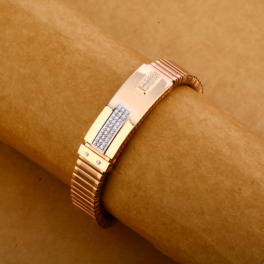 750 ROSE Gold Gorgeous Leather Bracelet MLB290