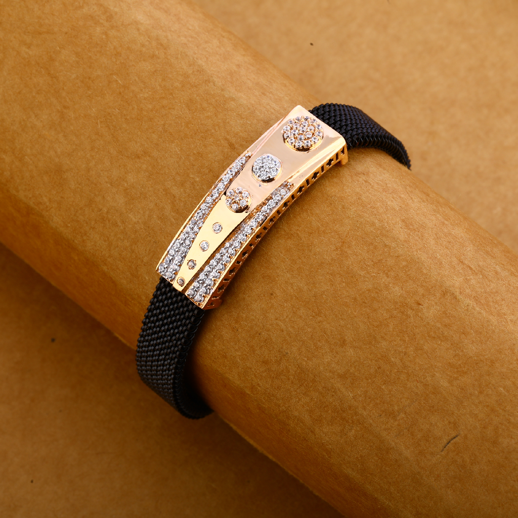 750 ROSE Gold Exclusive Leather Bracelet MLB293