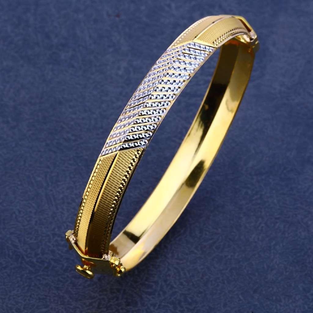 22KT Gold Delicate Punjabi Kada MPLKB79