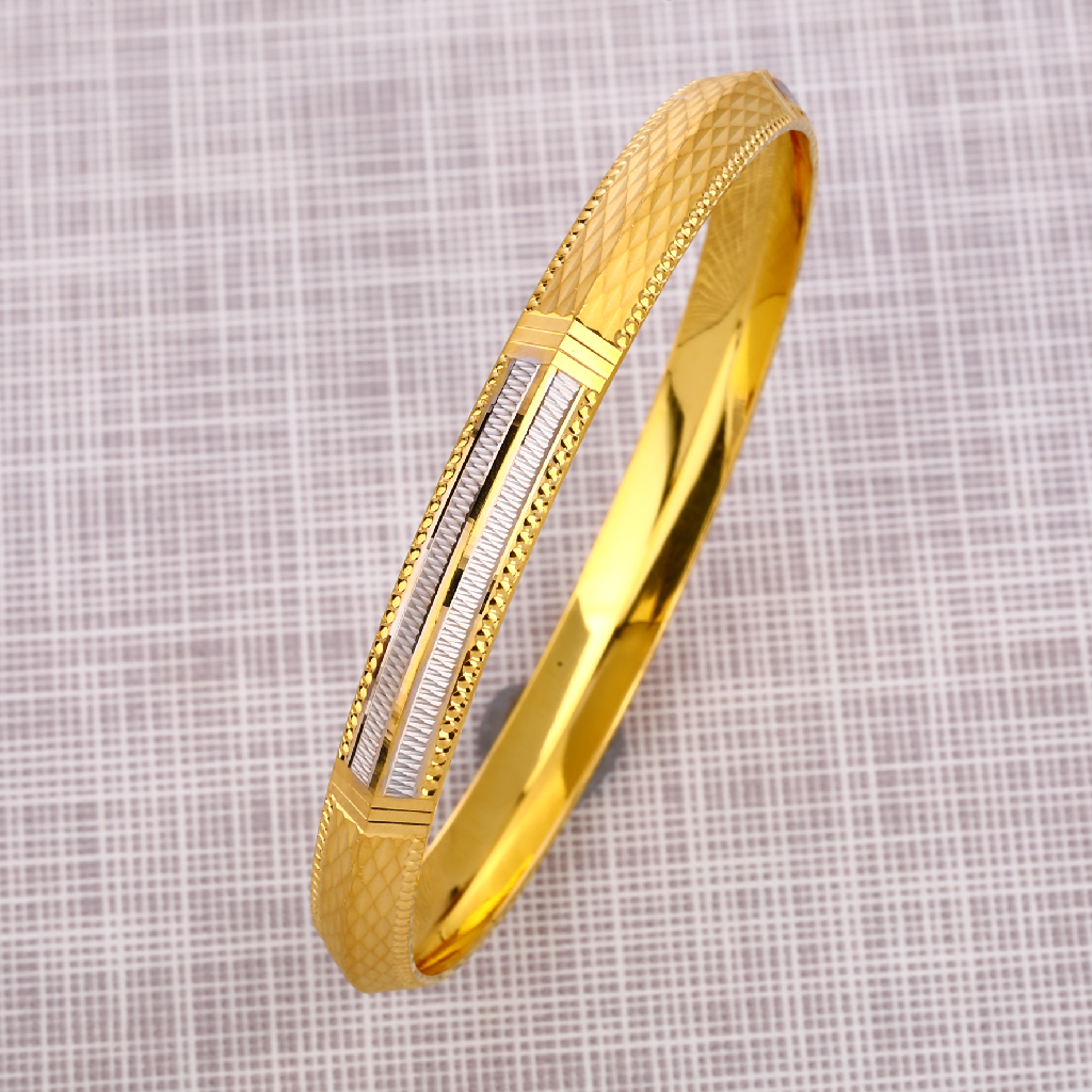 916 gold classic lock kada bracelet  mpkb22