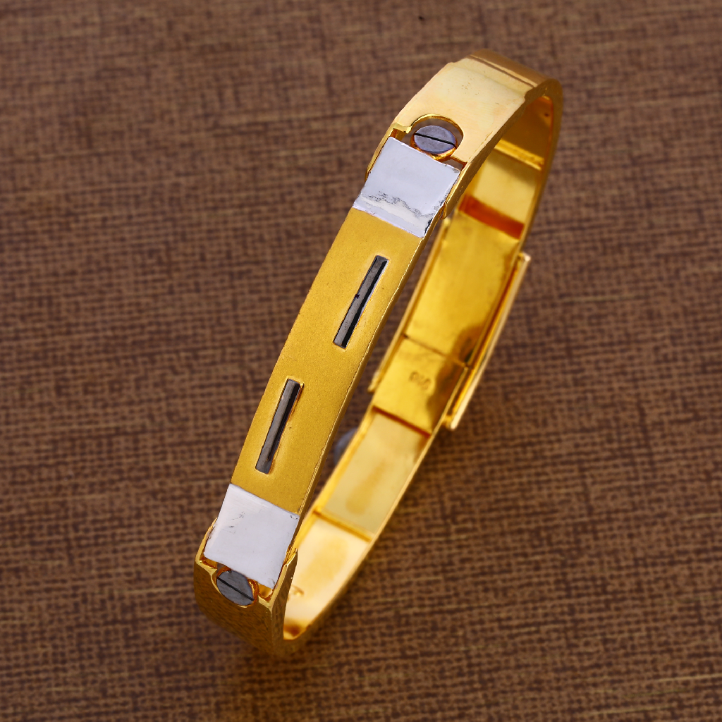 916 Gold Mens Casting Kada MKB29