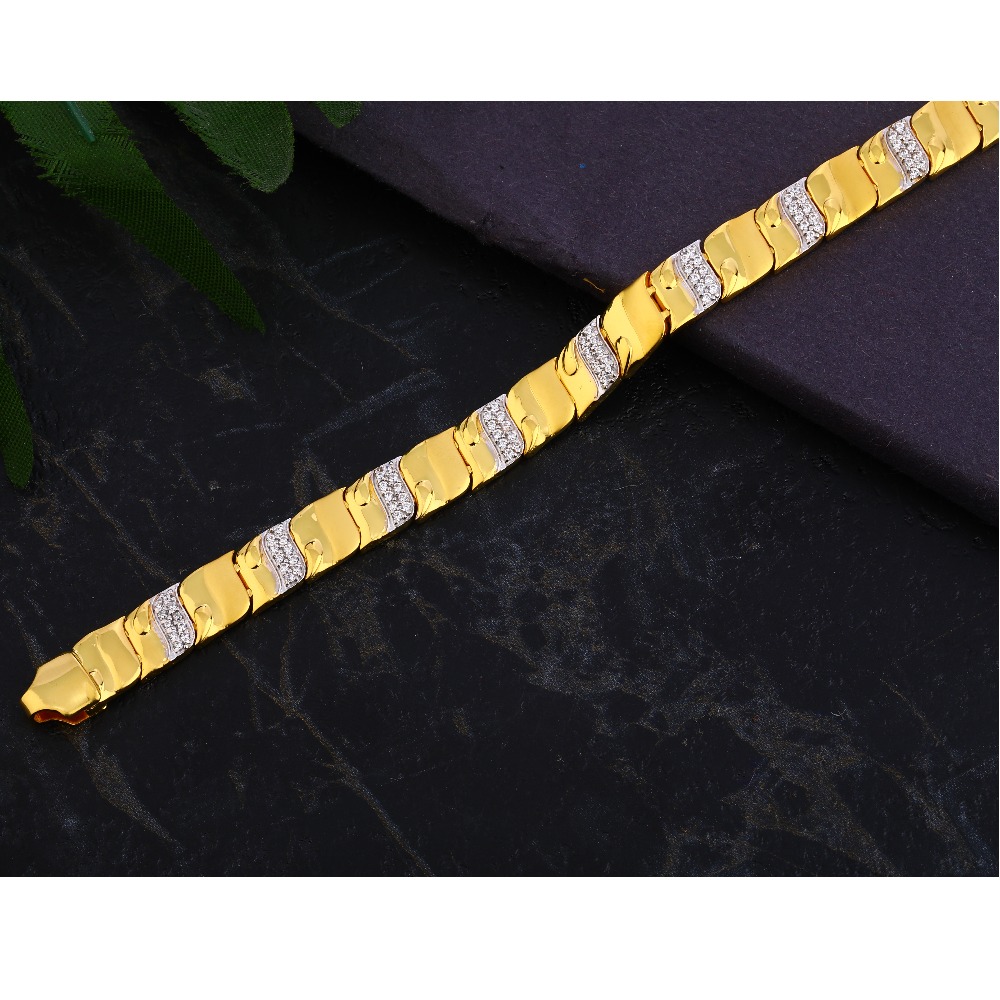 916 Gold Men's  Classic Casting Bracelet MCB112