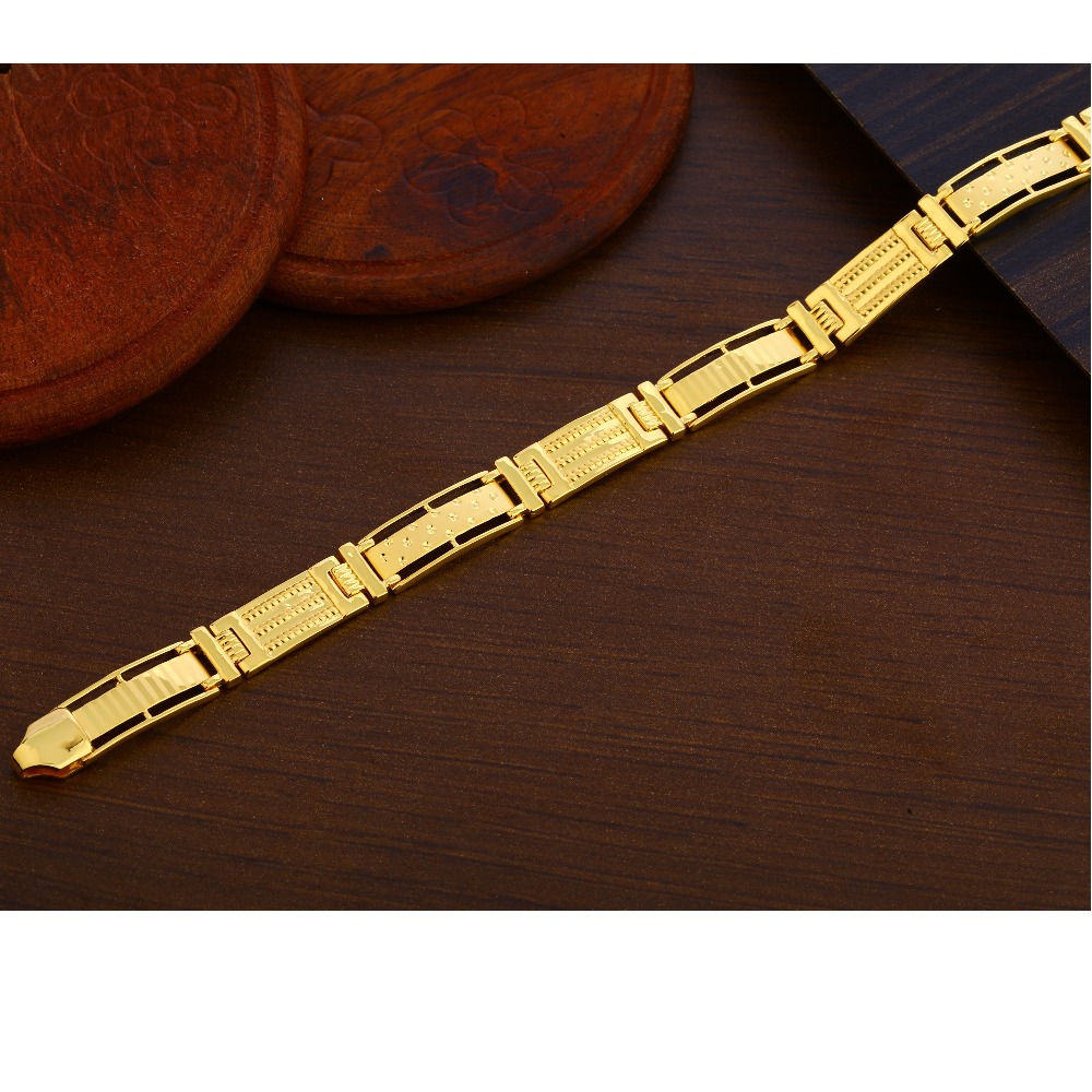 916 Gold Men's Classic Bracelet MPB357