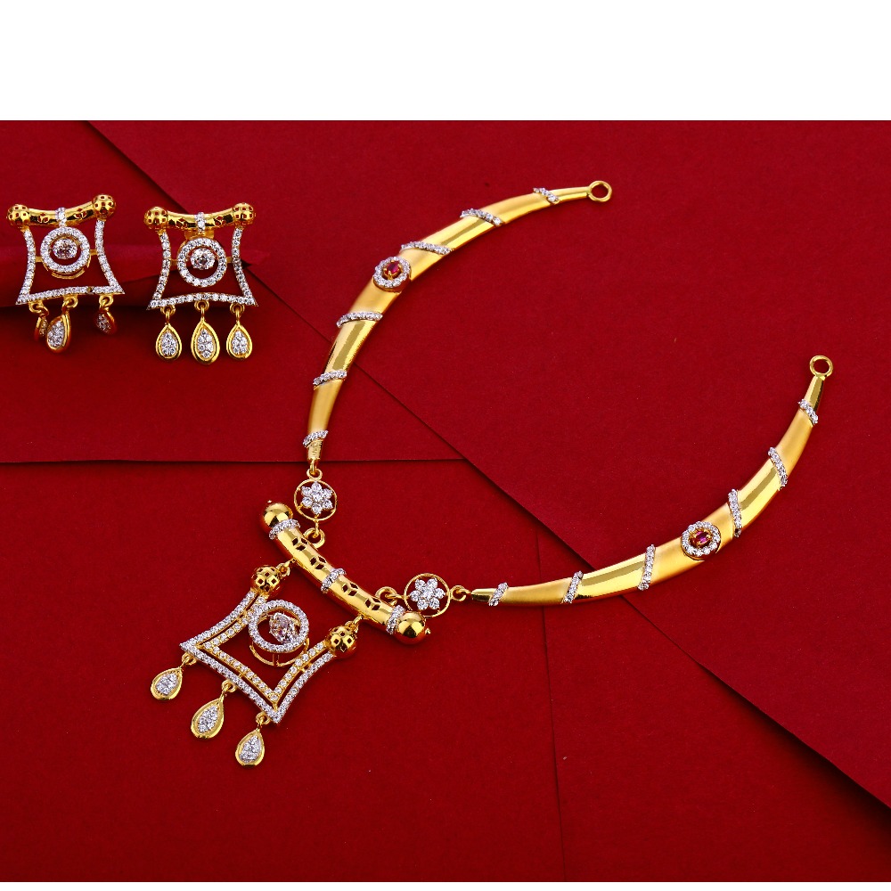 916 Gold Ladies Gorgeous Necklace Set LN260