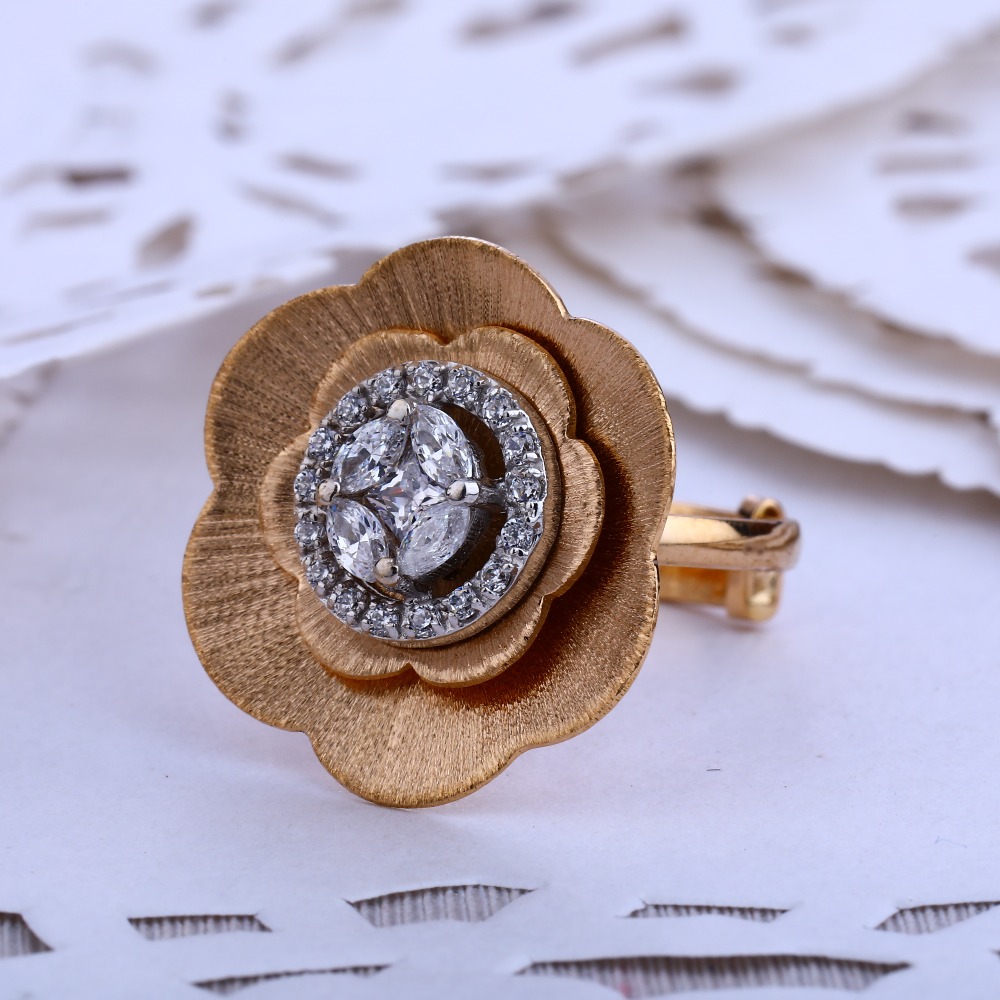18CT Rose Gold Delicate Women's Hallmark Ring RLR627