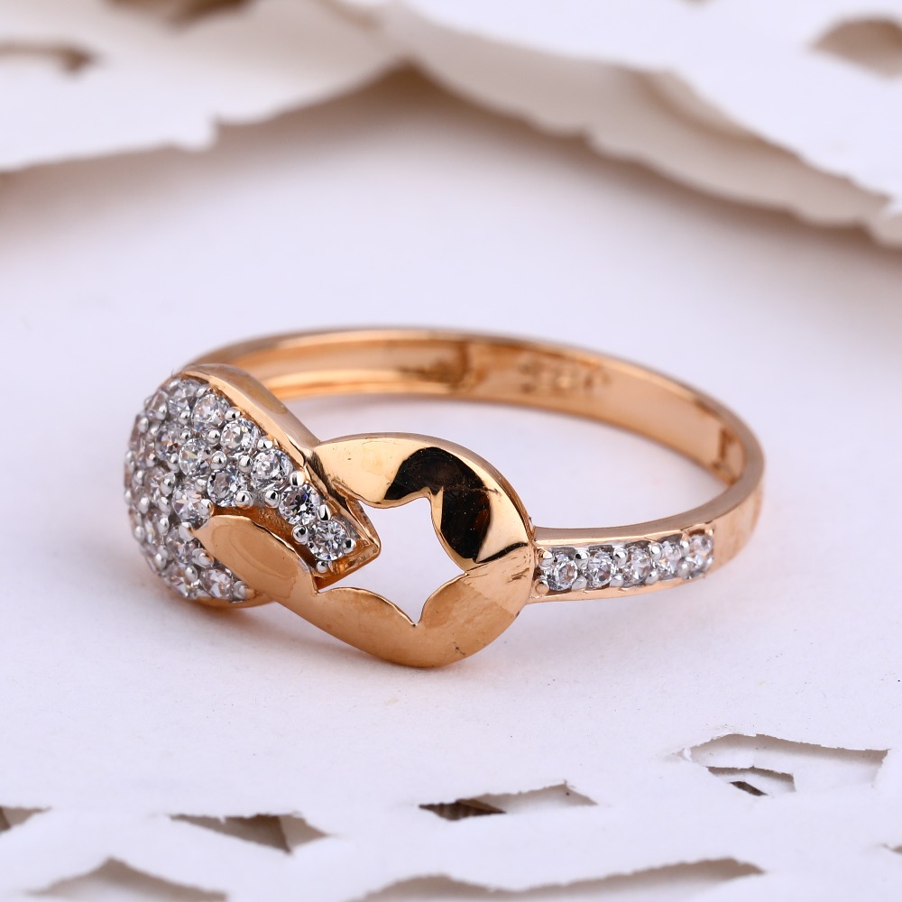 18KT Rose Gold Women's Ring RLR609