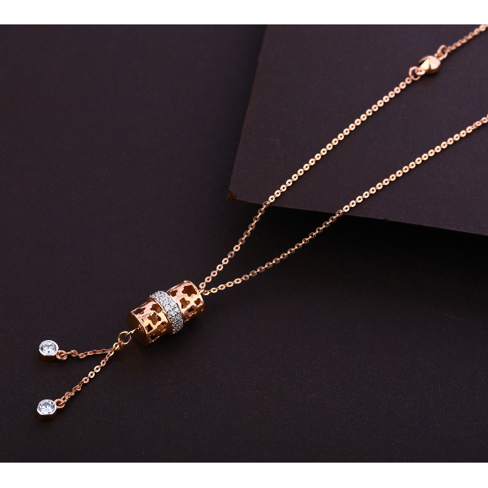 750 Rose Gold CZ  Exclusive Women's Tanmaniya RTM321