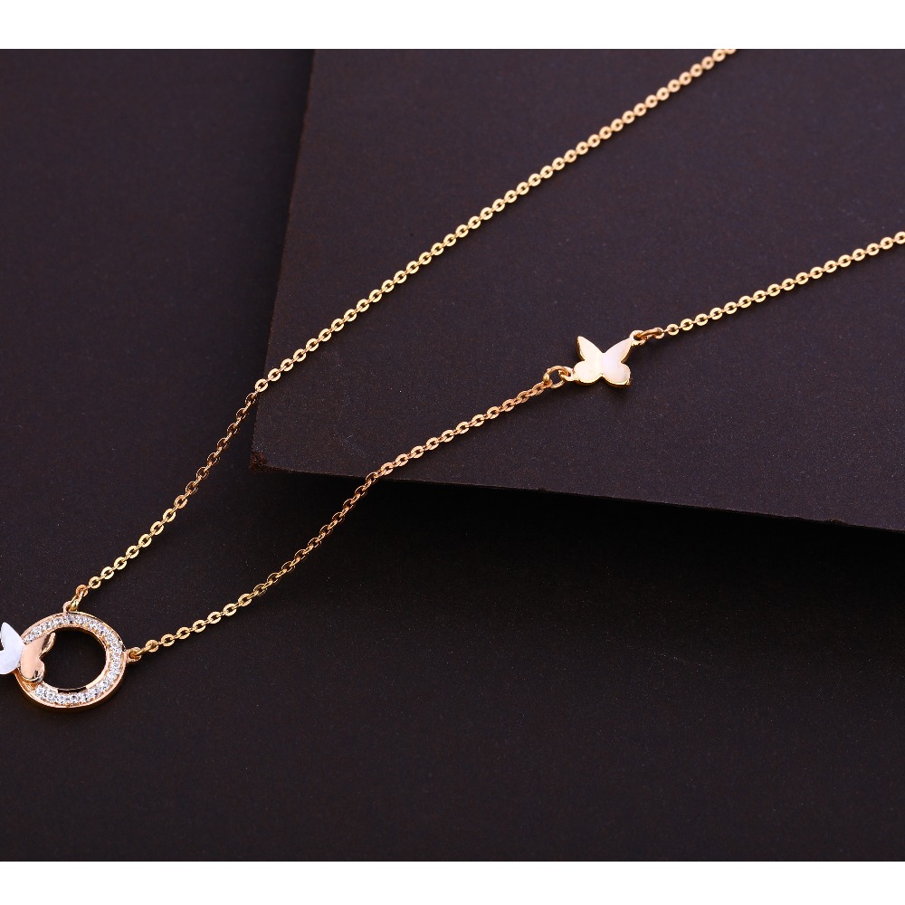 750 Rose Gold exclusive Hallmark Tanmaniya RTM313