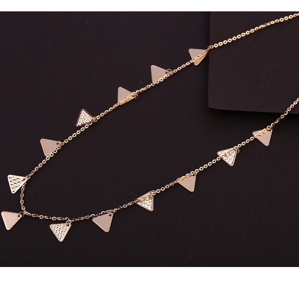18kt Rose Gold CZ stylish  Necklace Tanmaniya RTM369