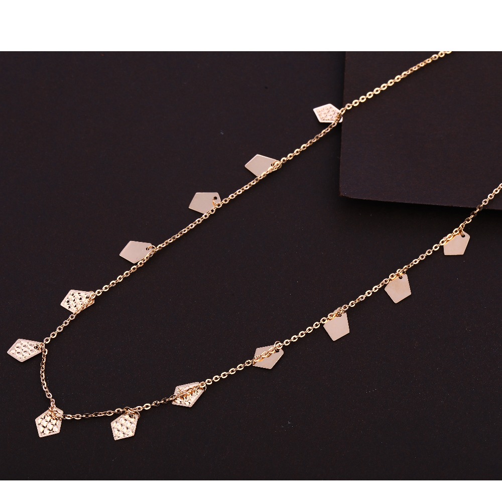 18kt Rose Gold CZ exclusive Necklace Tanmaniya RTM366