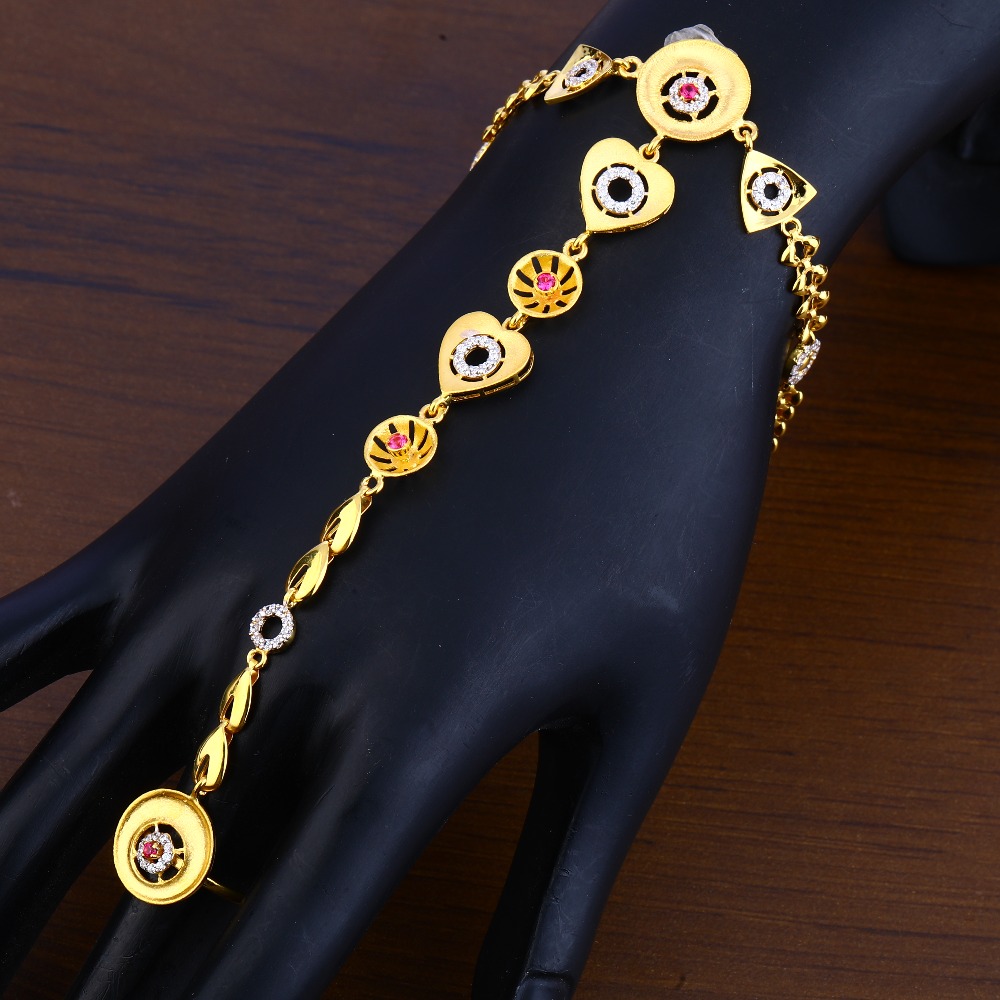 22KT Gold Women's Gorgeous Hallmark Hathpan HP24