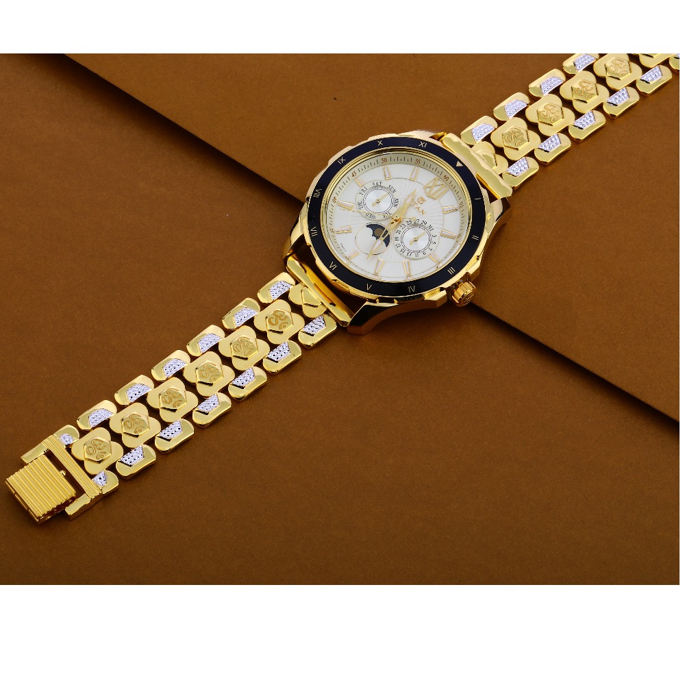22KT Gold Designer Men's Watch MW42